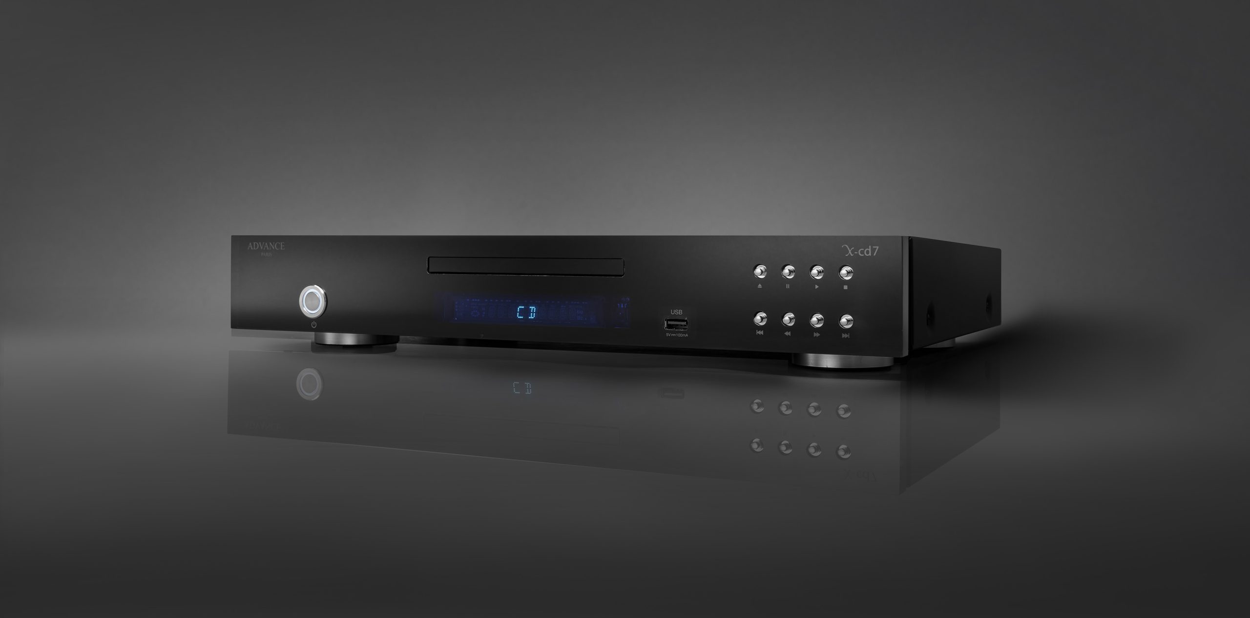 advance-paris-x-cd7-cd-player-mit-analog-und-digitalausgang-und-high-end-netztei image 2